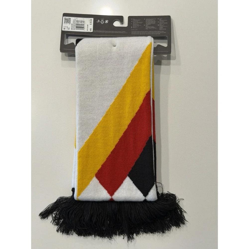 Adidas DFB Germany 2026 Soccer Scarf World Cup White Black KC6688 NEW